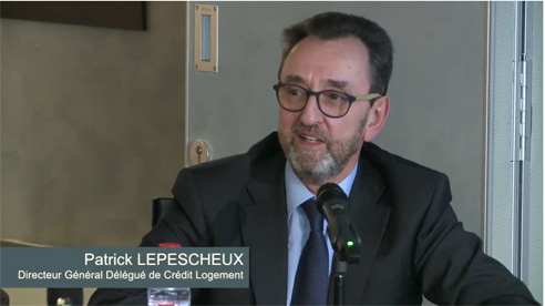 Conférence 4ème trimestre 2019 L'Observatoire Crédit Logement / CSA  Intervention Patrick LEPESCHEUX