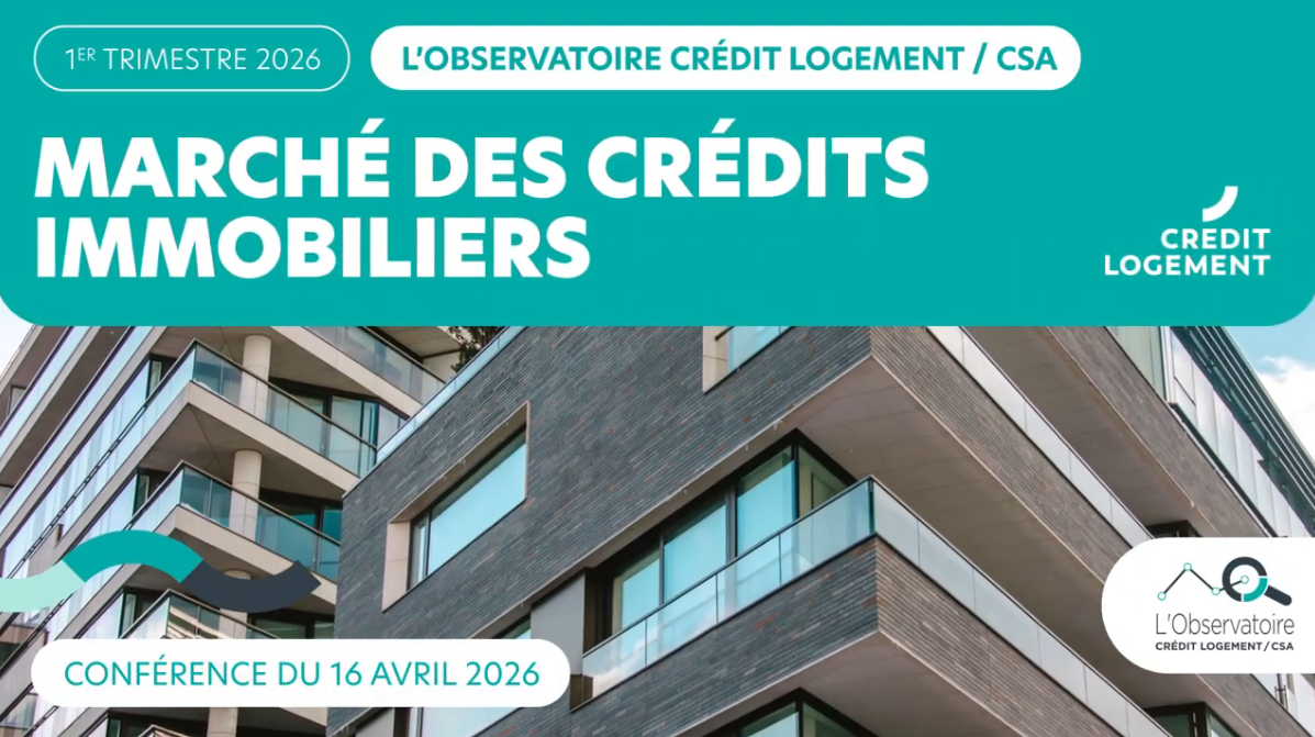 Les chiffres du crédit immobilier au 1er trimestre 2026