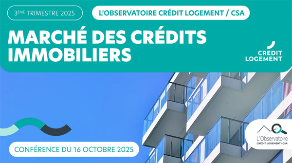 Les chiffres du crédit immobilier au 3ème trimestre 2025